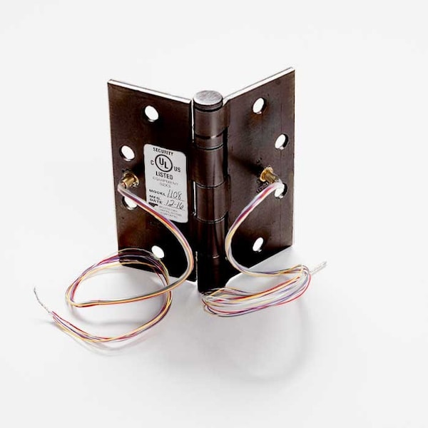 Architectural Control Systems Full Mortise Ball Bearing Standard Weight Steel Commercial Hinge 4-1/2 x 4-1/2 Concealed Electric BB1279-4.5X4.5-10B-8 - main